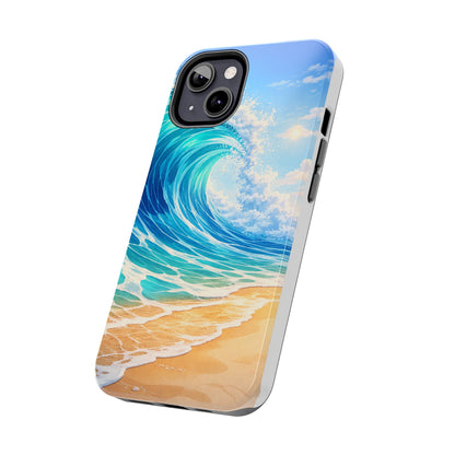 Ocean Wave Tough Phone Case — Beach Surf Coastal Protective Cover