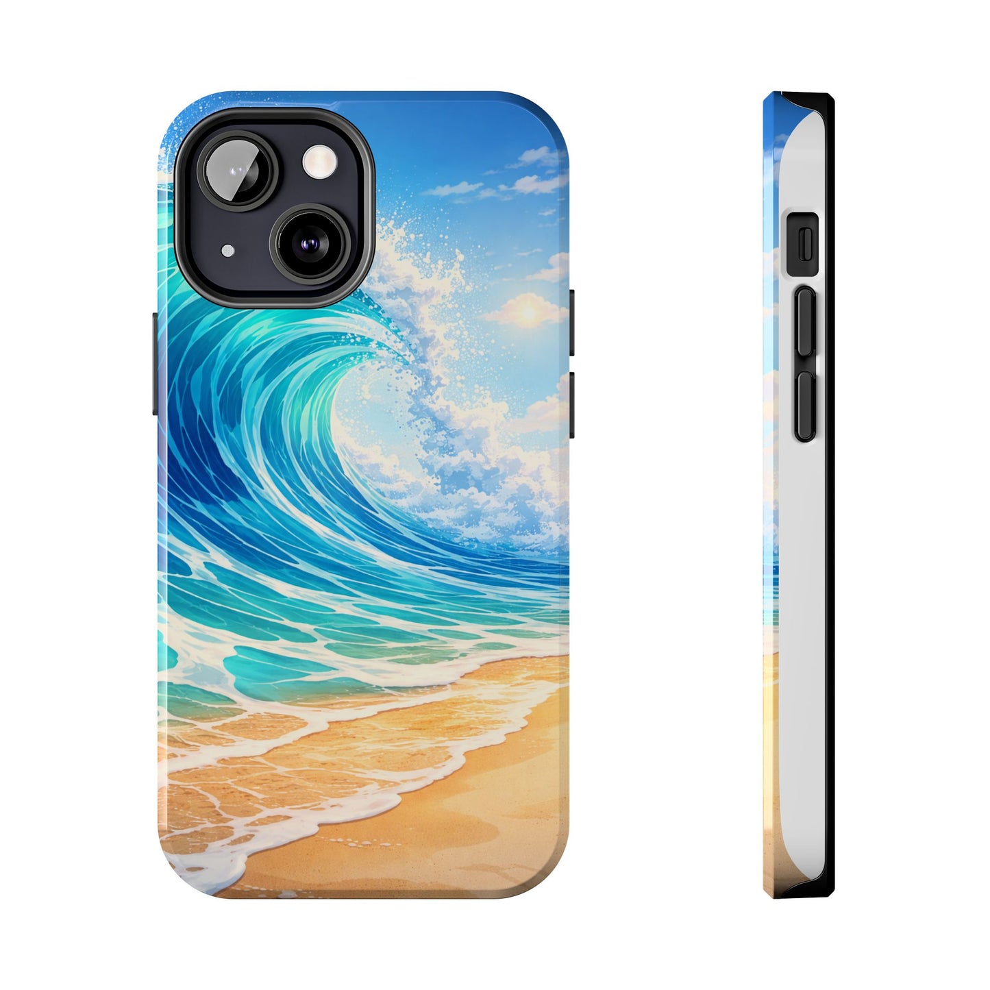 Ocean Wave Tough Phone Case — Beach Surf Coastal Protective Cover