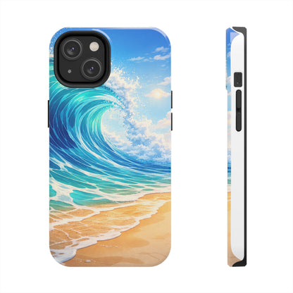Ocean Wave Tough Phone Case — Beach Surf Coastal Protective Cover