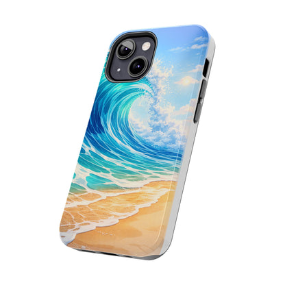 Ocean Wave Tough Phone Case — Beach Surf Coastal Protective Cover