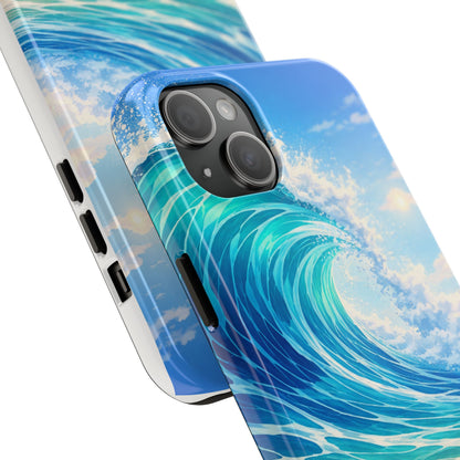 Ocean Wave Tough Phone Case — Beach Surf Coastal Protective Cover