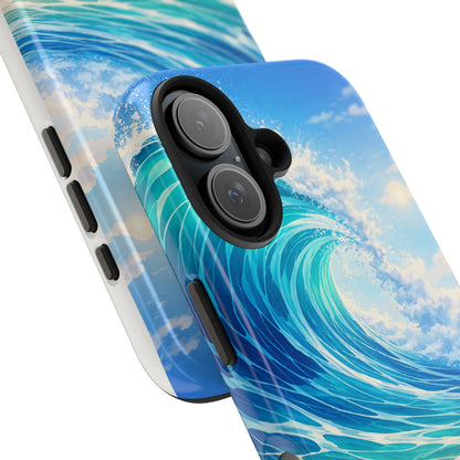 Ocean Wave Tough Phone Case — Beach Surf Coastal Protective Cover