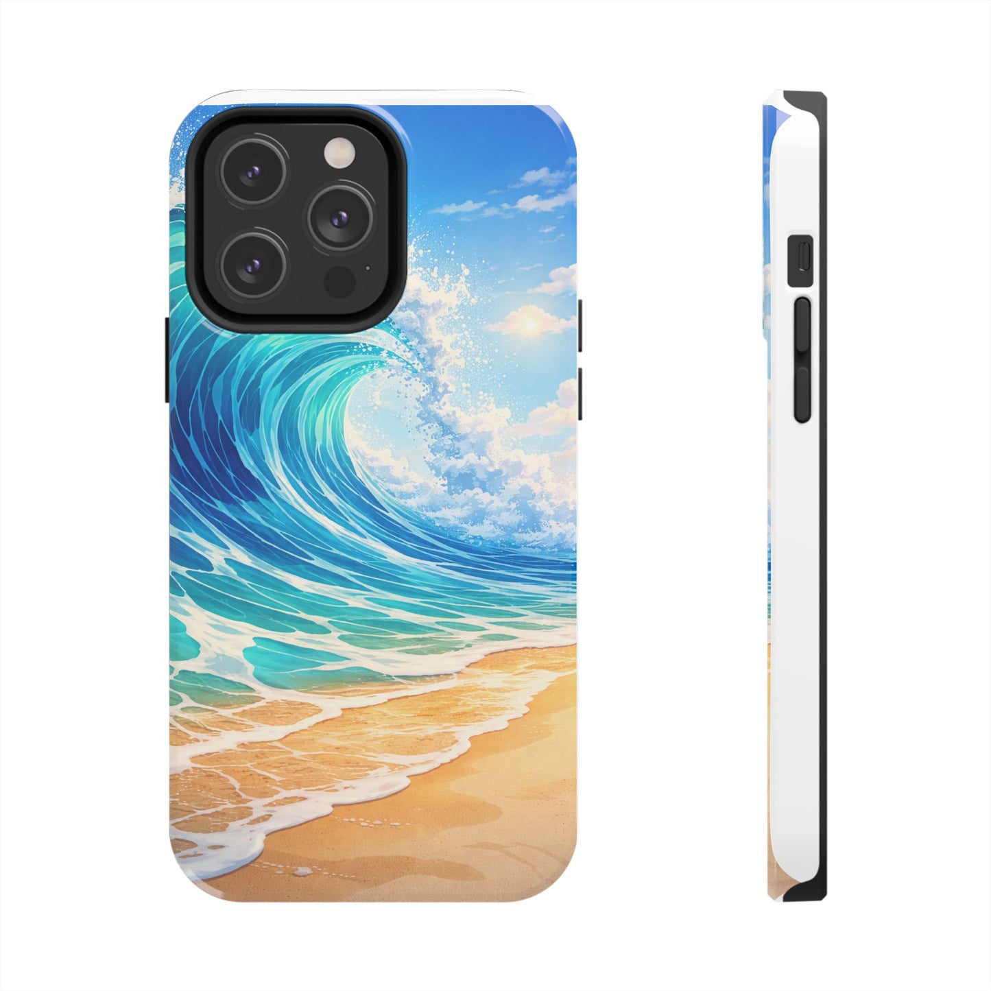 Ocean Wave Tough Phone Case — Beach Surf Coastal Protective Cover