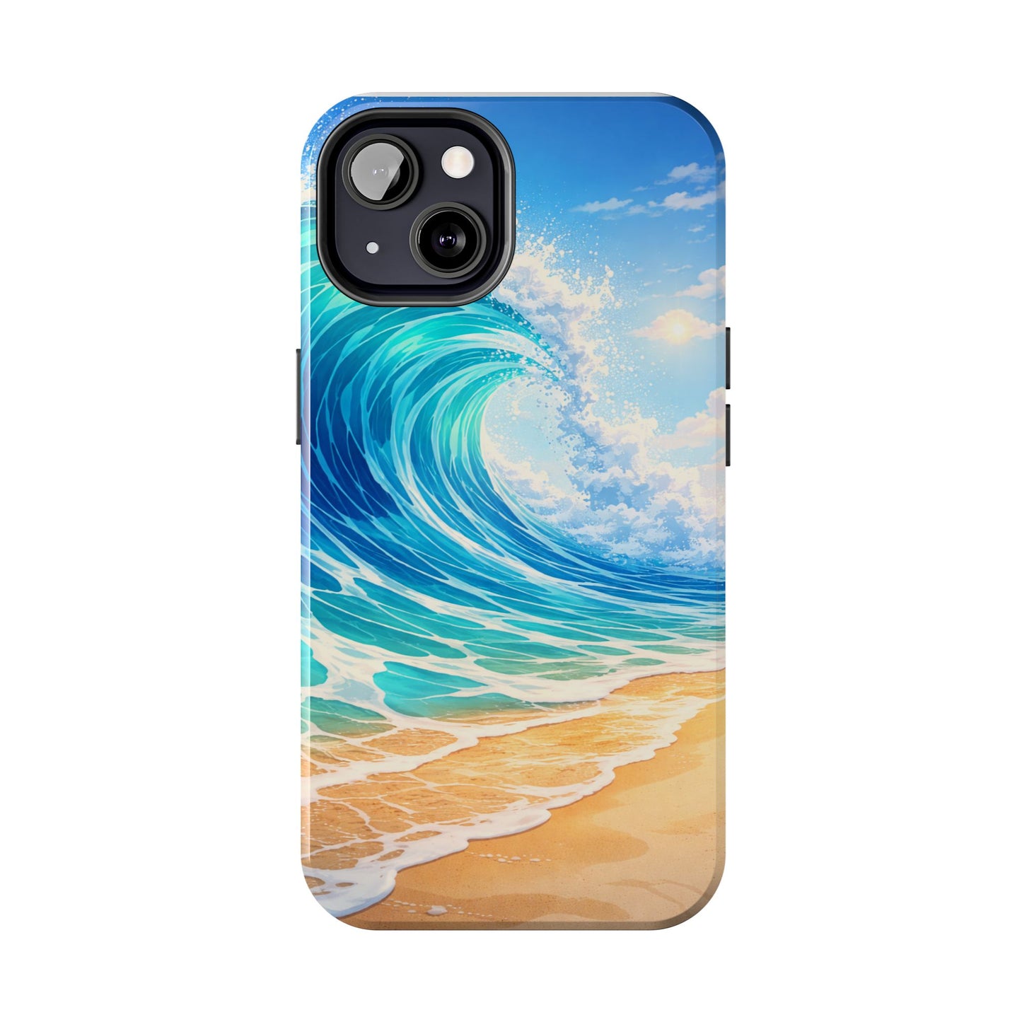 Ocean Wave Tough Phone Case — Beach Surf Coastal Protective Cover