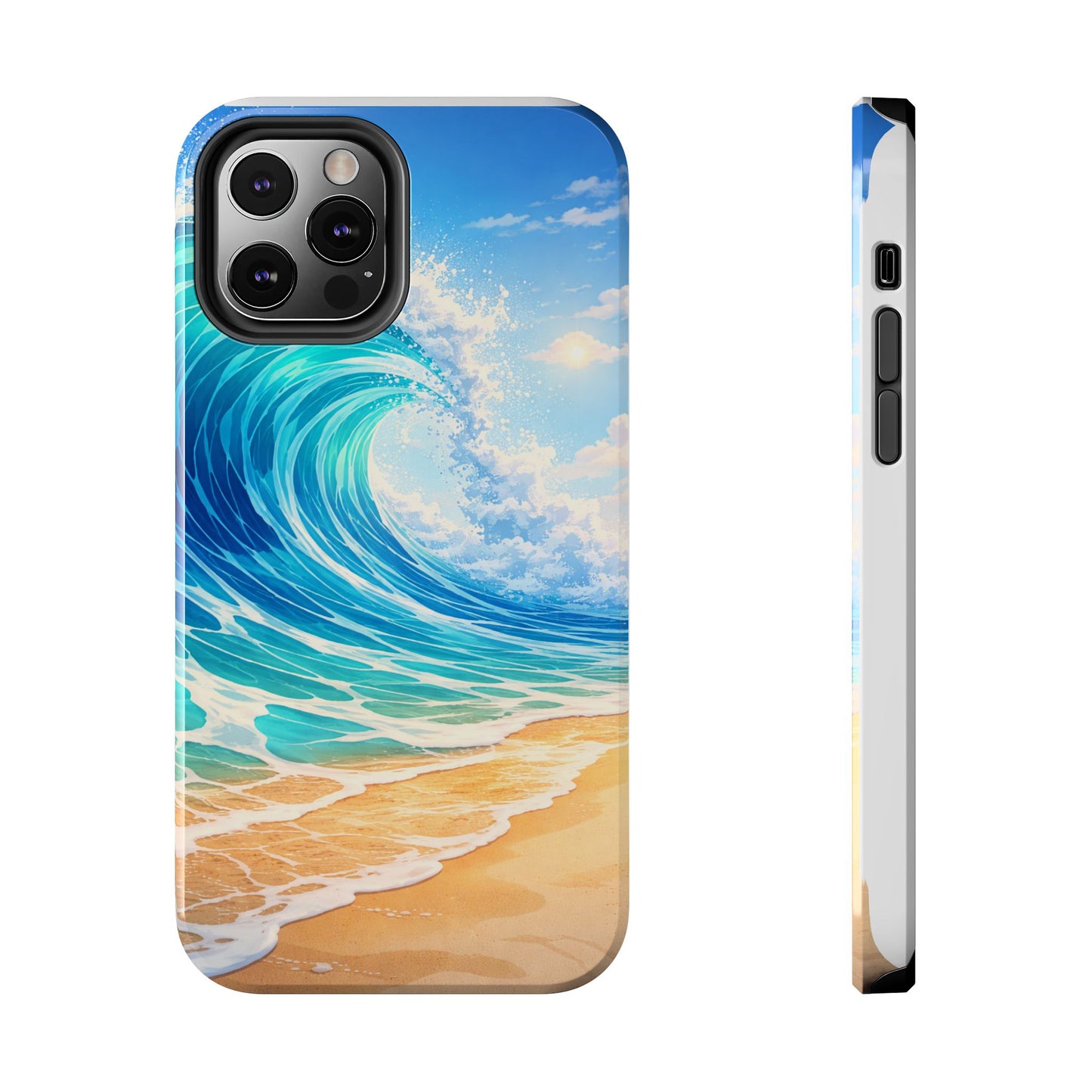Ocean Wave Tough Phone Case — Beach Surf Coastal Protective Cover