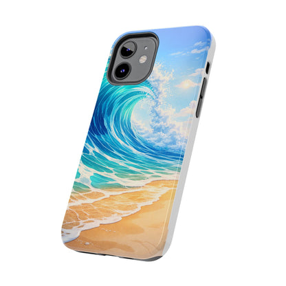 Ocean Wave Tough Phone Case — Beach Surf Coastal Protective Cover