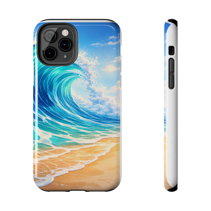 Ocean Wave Tough Phone Case — Beach Surf Coastal Protective Cover