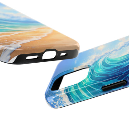 Ocean Wave Tough Phone Case — Beach Surf Coastal Protective Cover