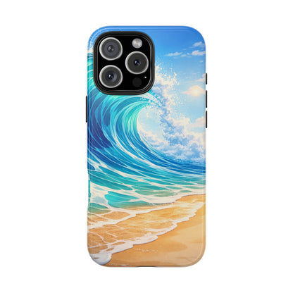 Ocean Wave Tough Phone Case — Beach Surf Coastal Protective Cover