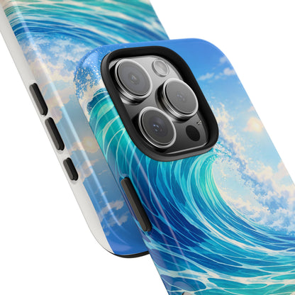 Ocean Wave Tough Phone Case — Beach Surf Coastal Protective Cover