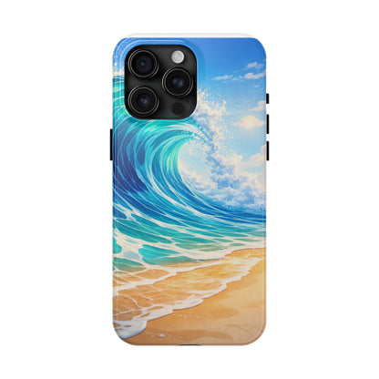 Ocean Wave Tough Phone Case — Beach Surf Coastal Protective Cover