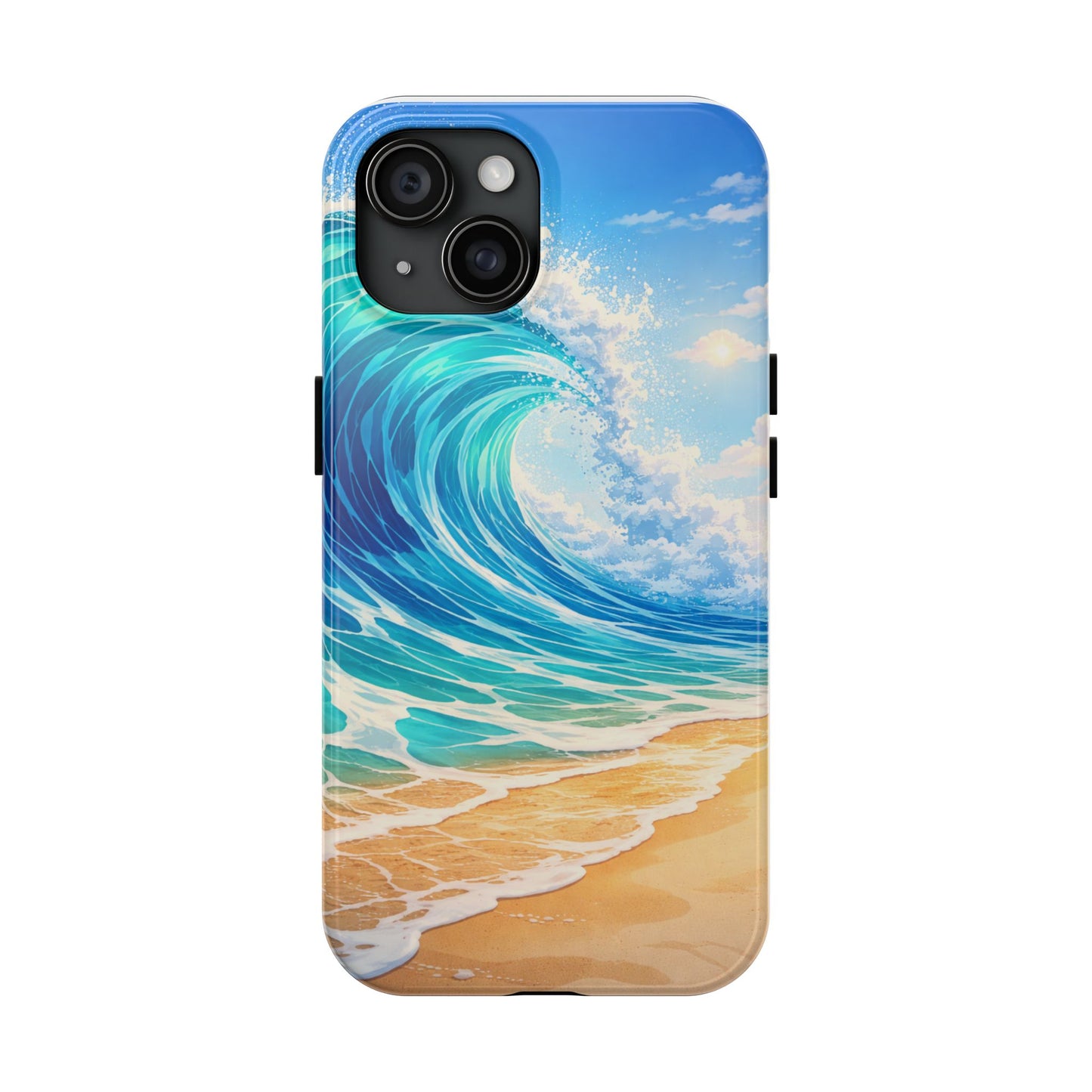Ocean Wave Tough Phone Case — Beach Surf Coastal Protective Cover
