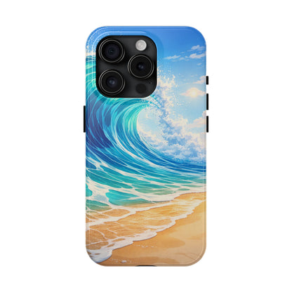 Ocean Wave Tough Phone Case — Beach Surf Coastal Protective Cover