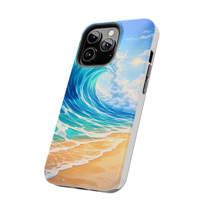 Ocean Wave Tough Phone Case — Beach Surf Coastal Protective Cover