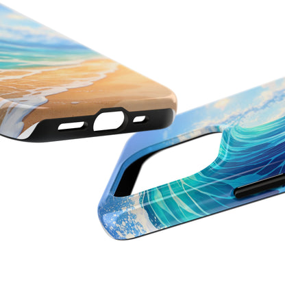 Ocean Wave Tough Phone Case — Beach Surf Coastal Protective Cover