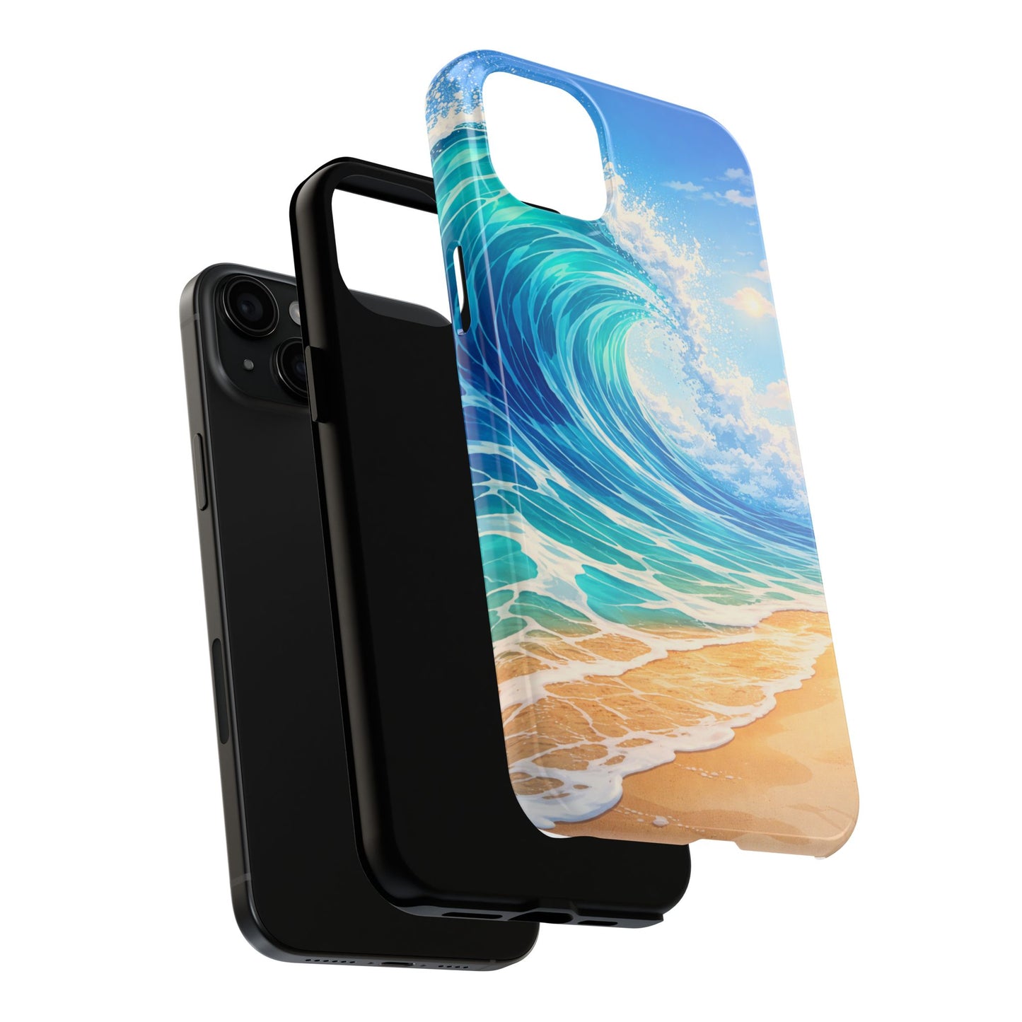 Ocean Wave Tough Phone Case — Beach Surf Coastal Protective Cover