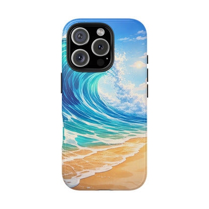 Ocean Wave Tough Phone Case — Beach Surf Coastal Protective Cover