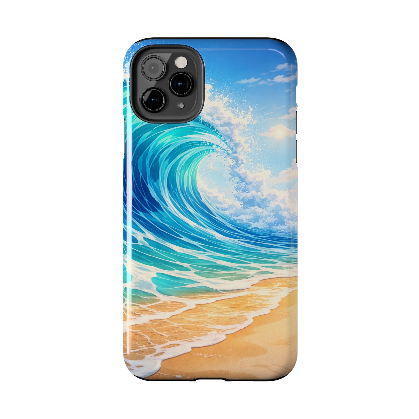 Ocean Wave Tough Phone Case — Beach Surf Coastal Protective Cover