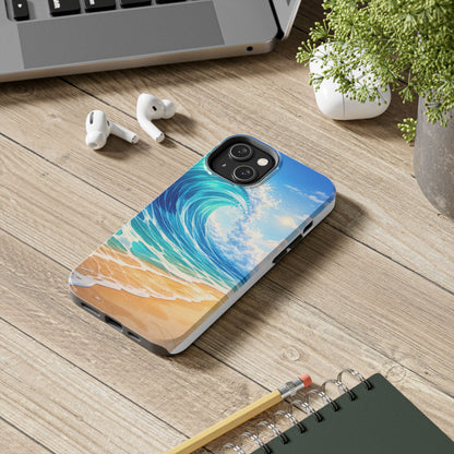 Ocean Wave Tough Phone Case — Beach Surf Coastal Protective Cover