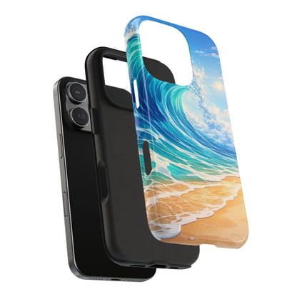 Ocean Wave Tough Phone Case — Beach Surf Coastal Protective Cover