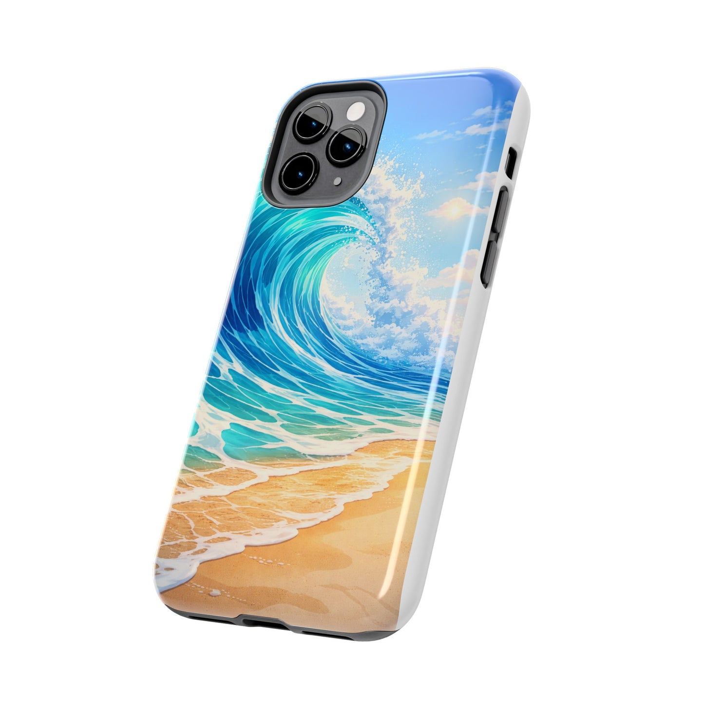 Ocean Wave Tough Phone Case — Beach Surf Coastal Protective Cover