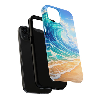 Ocean Wave Tough Phone Case — Beach Surf Coastal Protective Cover