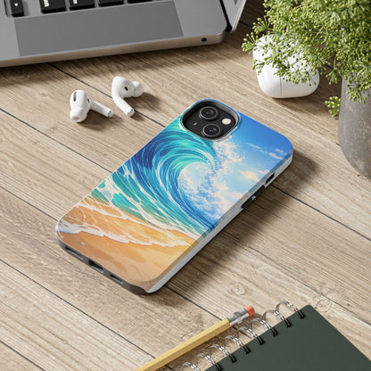 Ocean Wave Tough Phone Case — Beach Surf Coastal Protective Cover