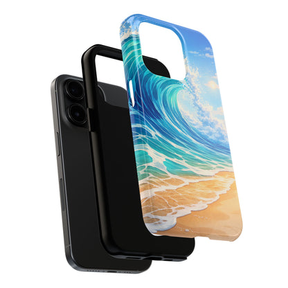 Ocean Wave Tough Phone Case — Beach Surf Coastal Protective Cover