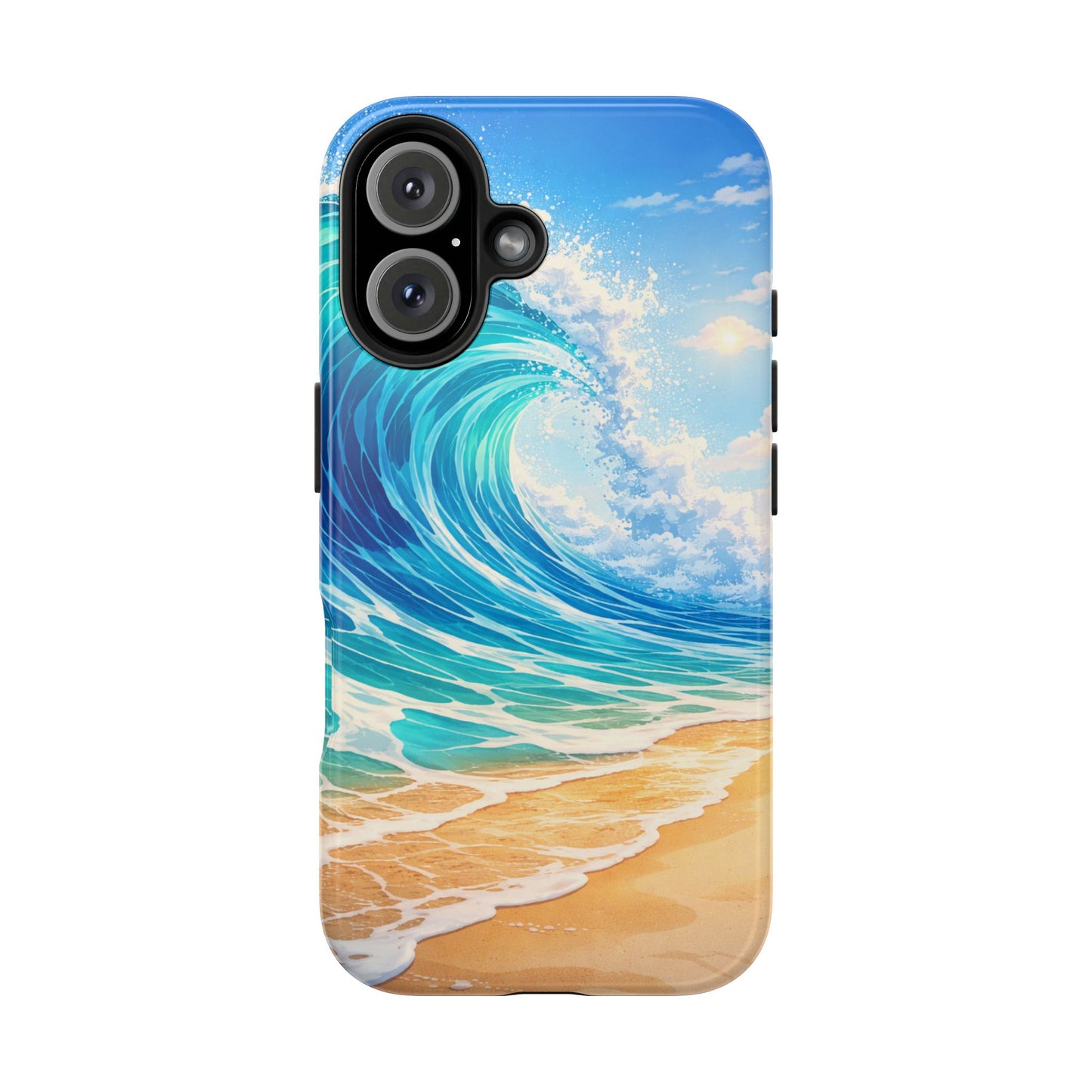 Ocean Wave Tough Phone Case — Beach Surf Coastal Protective Cover