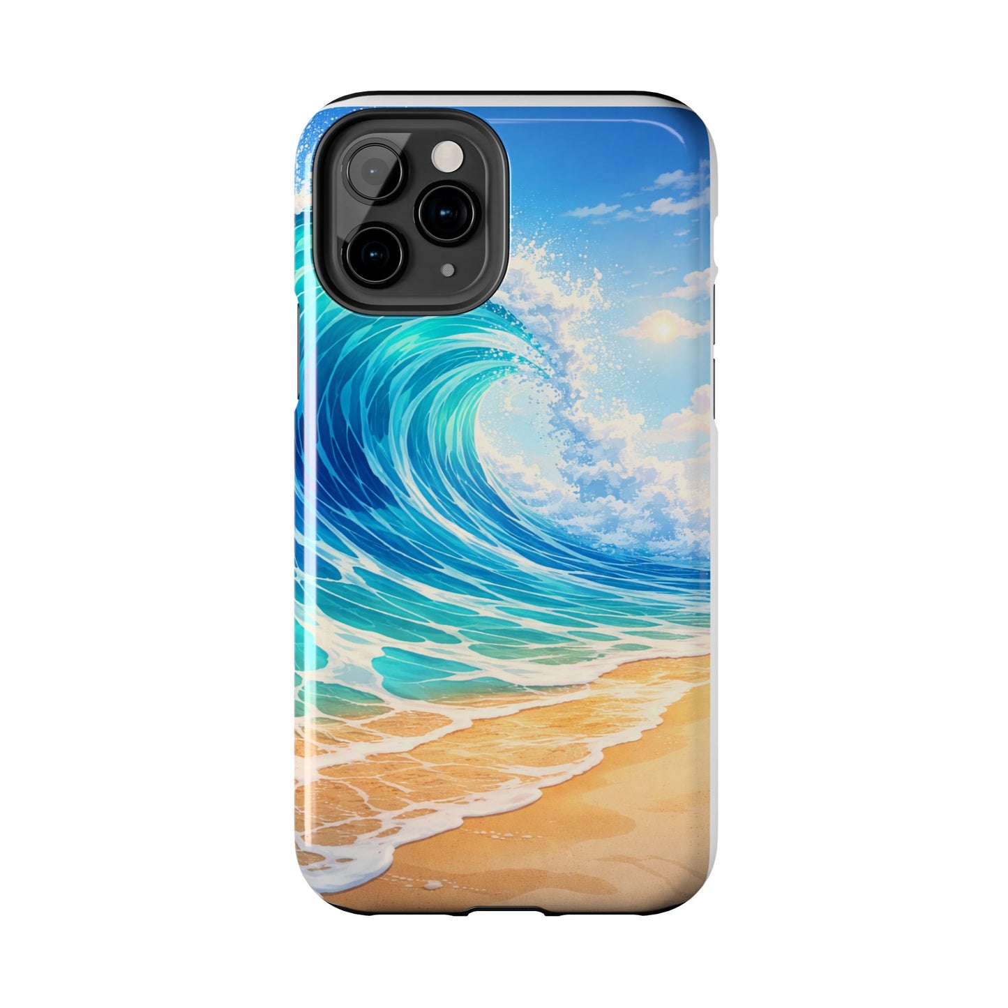 Ocean Wave Tough Phone Case — Beach Surf Coastal Protective Cover