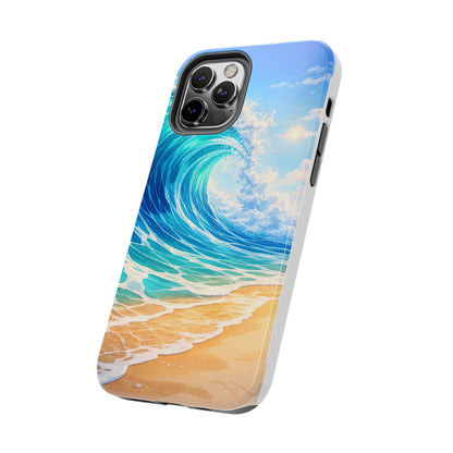 Ocean Wave Tough Phone Case — Beach Surf Coastal Protective Cover