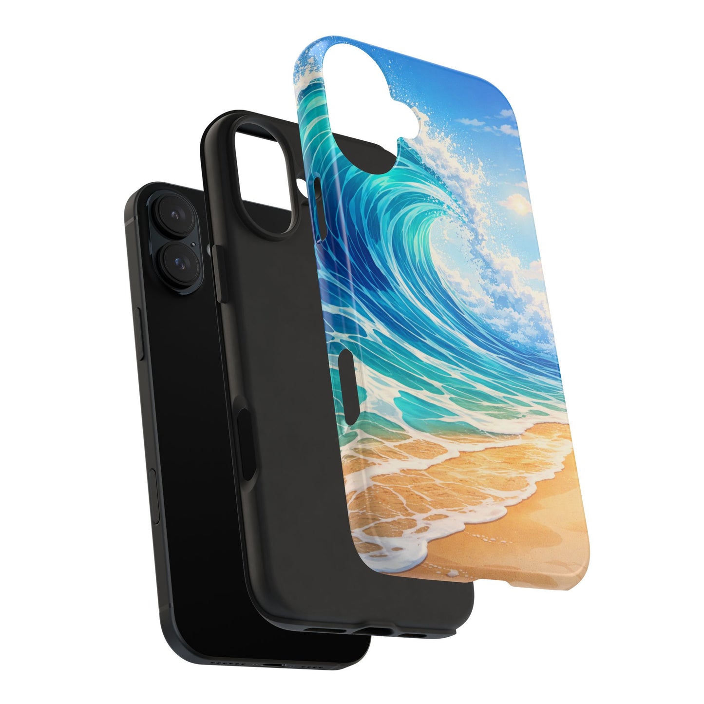 Ocean Wave Tough Phone Case — Beach Surf Coastal Protective Cover