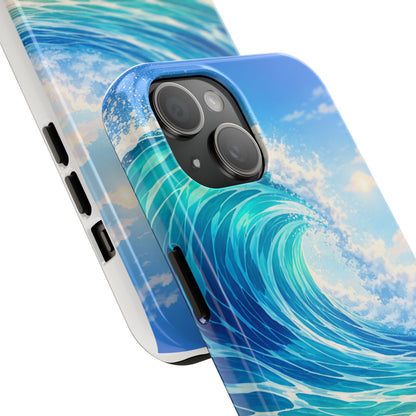 Ocean Wave Tough Phone Case — Beach Surf Coastal Protective Cover
