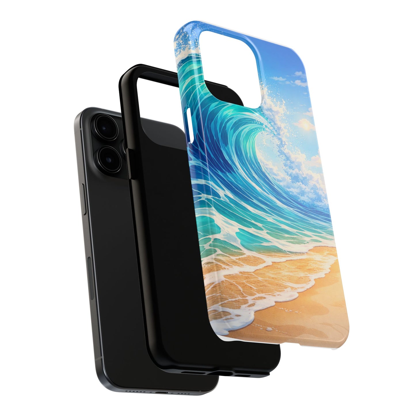 Ocean Wave Tough Phone Case — Beach Surf Coastal Protective Cover