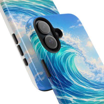 Ocean Wave Tough Phone Case — Beach Surf Coastal Protective Cover