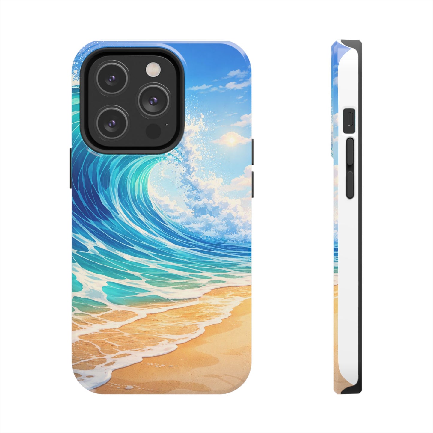 Ocean Wave Tough Phone Case — Beach Surf Coastal Protective Cover