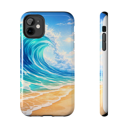 Ocean Wave Tough Phone Case — Beach Surf Coastal Protective Cover