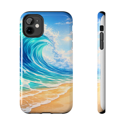 Ocean Wave Tough Phone Case — Beach Surf Coastal Protective Cover